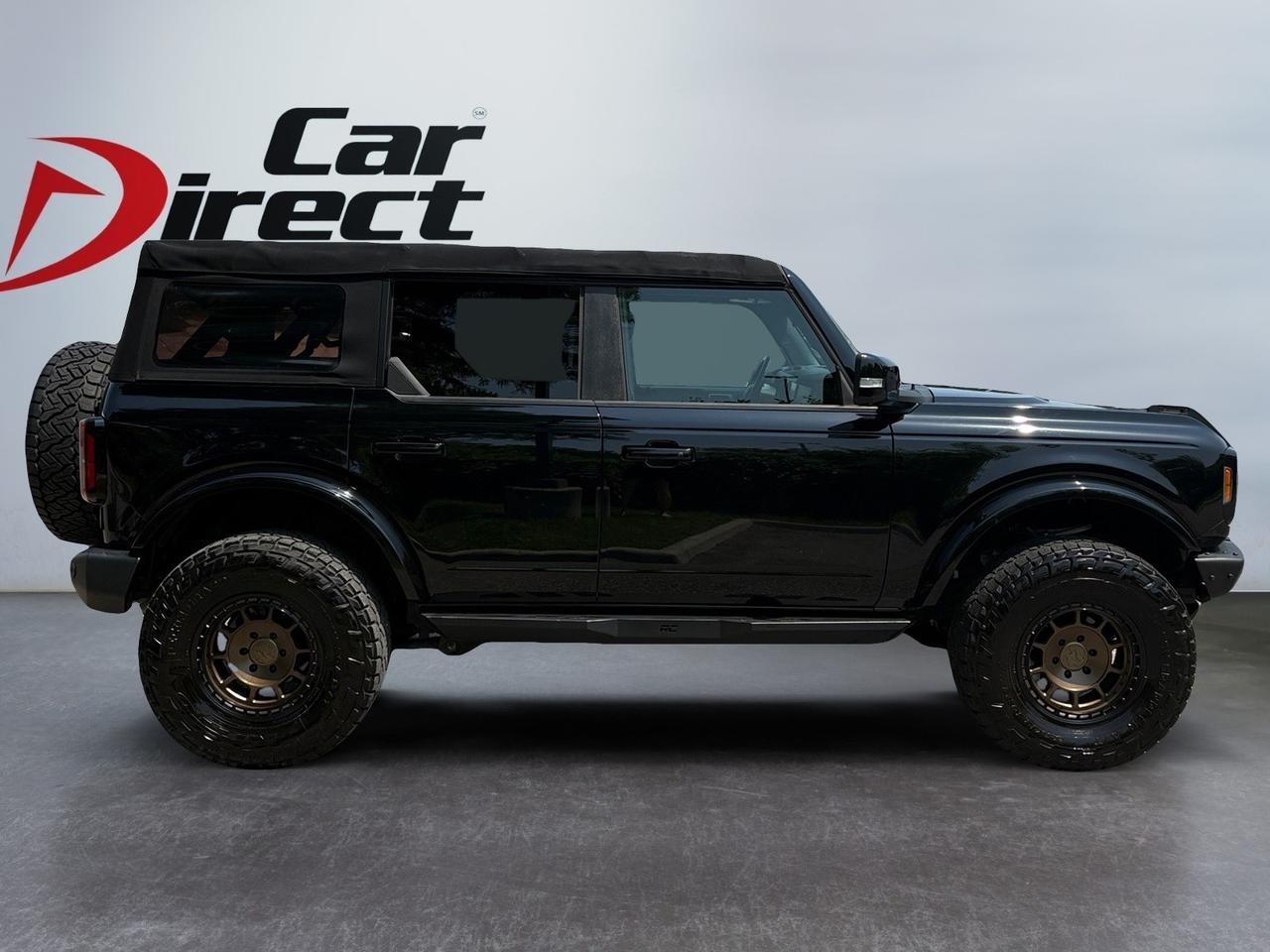 2022 Ford Bronco Outer Banks, LIFTED, RUNNING BOARDS, TOW PACKAGE, 360 BACKUP CAMERA, REMOTE START, SOFT TOP, AUTO START/STOP, NAVIGATION, HEATED STEERING WHEEL & SEATS, ONLY 32K MILES, CLEAN CARFAX, RIDE ON THE WILD SIDE! Virginia Beach VA 2022 Ford Bronco Outer Banks, LIFTED, RUNNING BOARDS, TOW PACKAGE, 360 BACKUP CAMERA, REMOTE START, SOFT TOP, AUTO START/STOP, NAVIGATION, HEATED STEERING WHEEL & SEATS, ONLY 32K MILES, CLEAN CARFAX, RIDE ON THE WILD SIDE! Virginia Beach VA