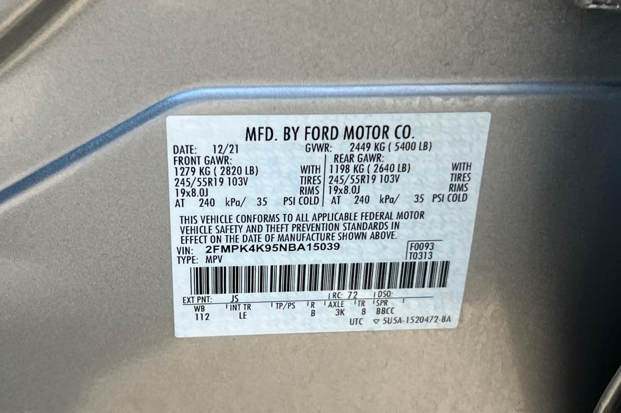 2022 Ford Edge Titanium Roseville CA
