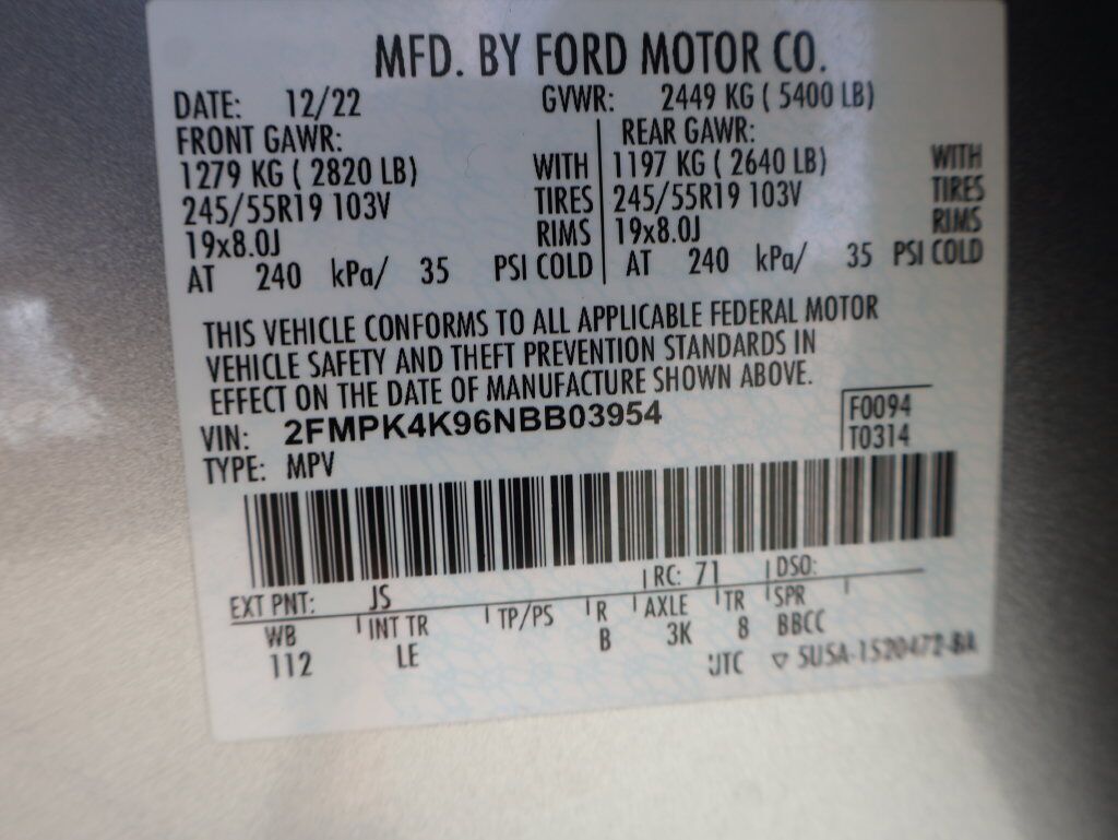 2022 Ford Edge Titanium San Clemente CA