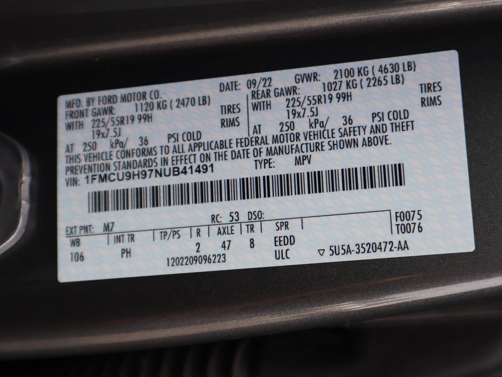 2022 Ford Escape SEL