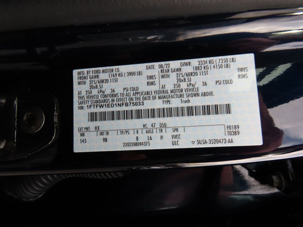 2022 Ford F-150 Platinum