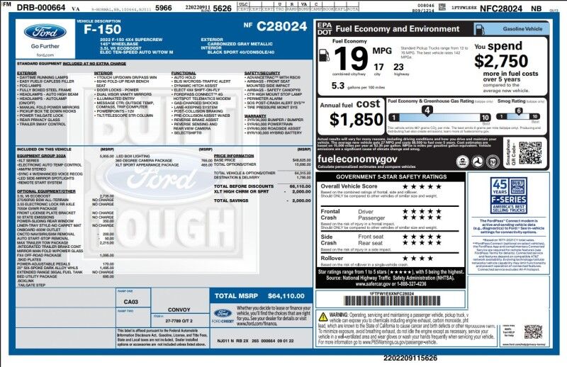 2022 Ford F-150 XLT - 1 OWNER - MAX TOW PACKAGE Webster MA 2022 Ford F-150 XLT - 1 OWNER - MAX TOW PACKAGE Webster MA