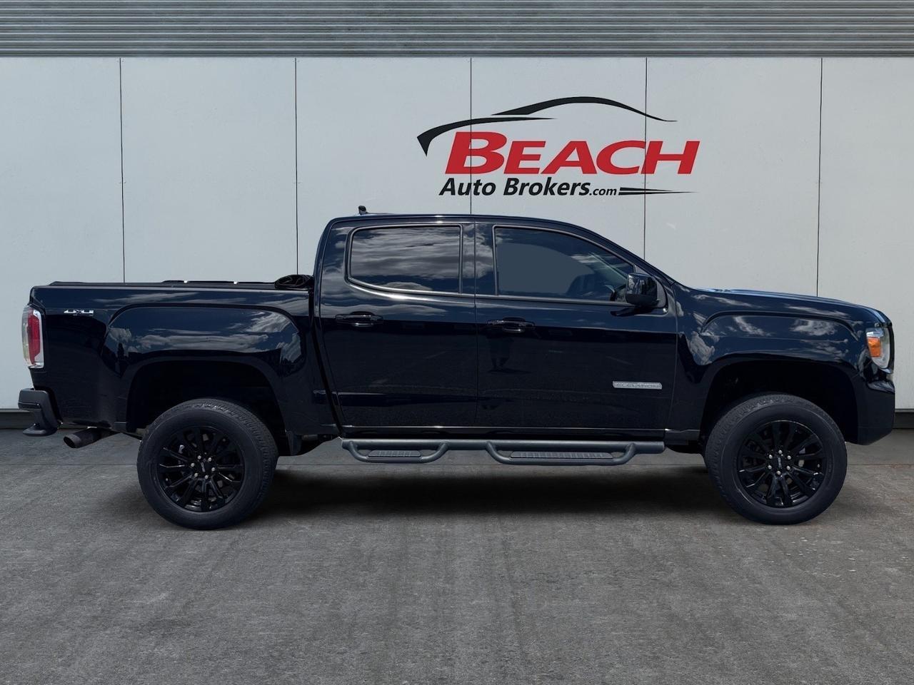 2022 GMC Canyon 4WD Elevation, TONNEAU COVER, APPLE CARPLAY/ANDROID AUTO, POWER MIRRORS, POWER SLIDING REAR WINDOW, BACKUP CAMERA, WIFI, NAVIGATION, CORNER REAR BUMPER STEP, TOW PACKAGE, BED LINER, ONLY 1 OWNER, CLEAN CARFAX! Norfolk VA 2022 GMC Canyon 4WD Elevation, TONNEAU COVER, APPLE CARPLAY/ANDROID AUTO, POWER MIRRORS, POWER SLIDING REAR WINDOW, BACKUP CAMERA, WIFI, NAVIGATION, CORNER REAR BUMPER STEP, TOW PACKAGE, BED LINER, ONLY 1 OWNER, CLEAN CARFAX! Norfolk VA
