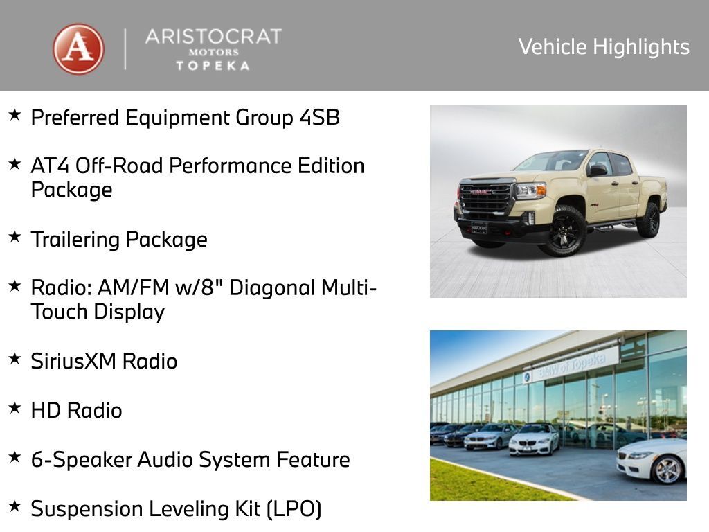 2022 GMC Canyon AT4 w/Leather