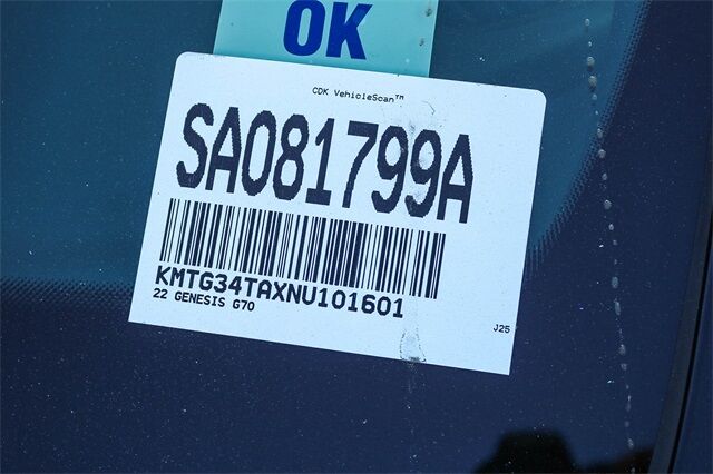 2022 Genesis G70 2.0T El Monte CA 2022 Genesis G70 2.0T El Monte CA