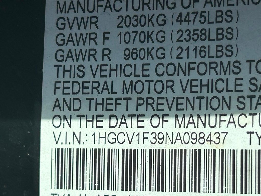 2022 Honda Accord Sport Tampa FL