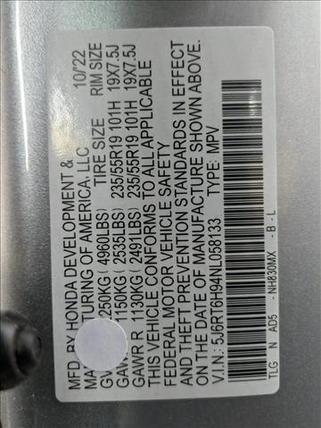 2022 Honda CR-V Hybrid Touring Roseville CA