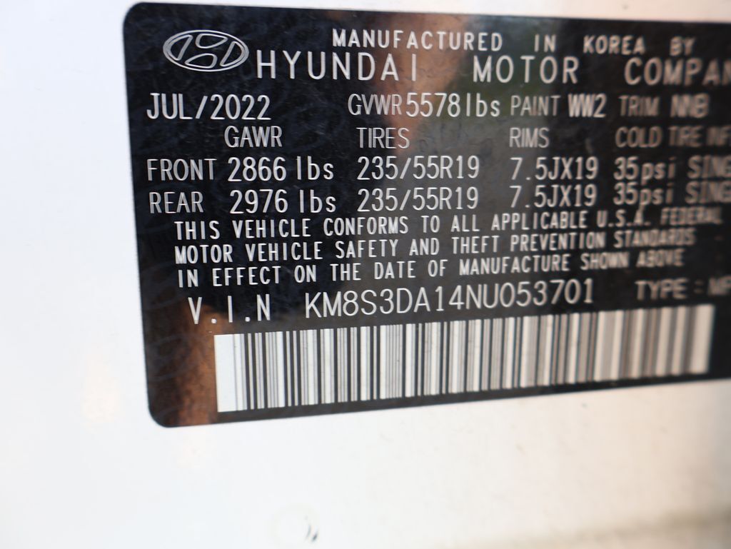 2022 Hyundai Santa Fe Hybrid SEL Premium San Clemente CA