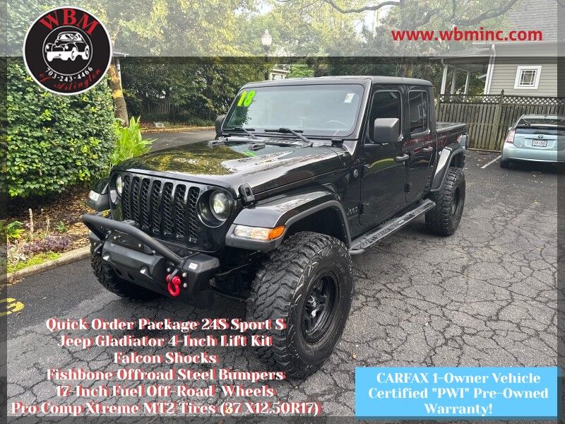 2022 Jeep Gladiator Sport S Crew Cab 4WD w/ Customer Preferred Package 24S 2022 Jeep Gladiator Sport S Crew Cab 4WD w/ Customer Preferred Package 24S