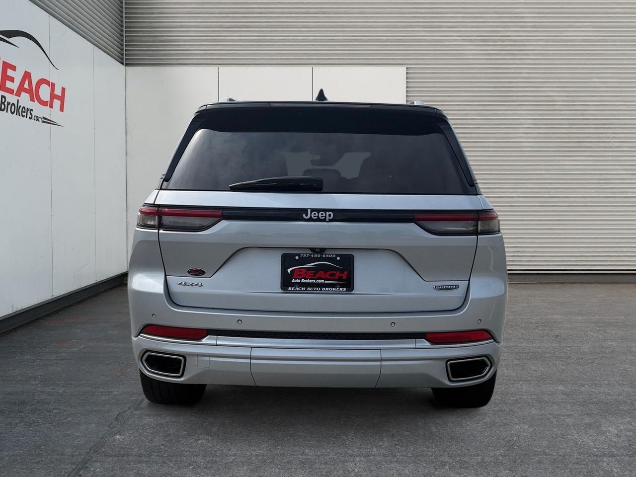 2022 Jeep Grand Cherokee Summit, HEATED/VENTILATED SEATS, HEATED REAR SEATS, MCINTOSH SPEAKERS, UNIVERSAL GARAGE DOOR OPENER, APPLE CARPLAY/ANDROID AUTO, BACKUP CAMERA, POWER FOLDING MIRRORS, POWER LIFTGATE, MOONROOF, NAVIGATION, CLEAN CARFAX, ONLY 1 OWNER! Norfolk VA 2022 Jeep Grand Cherokee Summit, HEATED/VENTILATED SEATS, HEATED REAR SEATS, MCINTOSH SPEAKERS, UNIVERSAL GARAGE DOOR OPENER, APPLE CARPLAY/ANDROID AUTO, BACKUP CAMERA, POWER FOLDING MIRRORS, POWER LIFTGATE, MOONROOF, NAVIGATION, CLEAN CARFAX, ONLY 1 OWNER! Norfolk VA