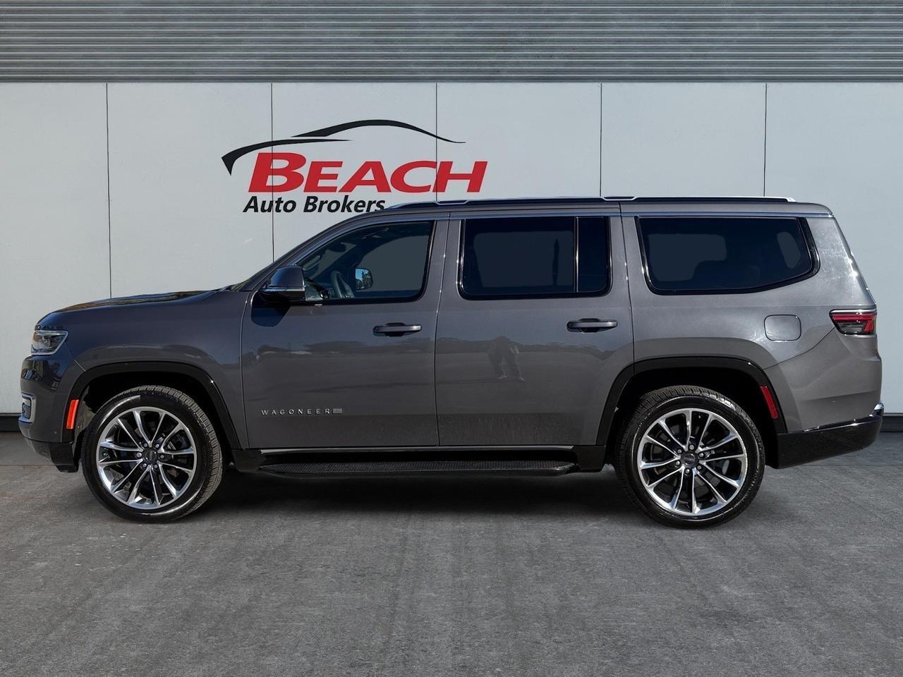 2022 Jeep Wagoneer Series II, HEATED AND VENTILATED SEATS, HEATED STEERING WHEEL, MOONROOF, APPLE CARPLAY/ANDROID AUTO, ALPINE SPEAKERS, BACKUP CAMERA, WIFI, NAVIGATION, WIRELESS CHARGING PAD, HEATED EXTERIOR MIRRORS, THIS IS A GREAT VEHICLE FOR A GREAT PRICE! Norfolk VA 2022 Jeep Wagoneer Series II, HEATED AND VENTILATED SEATS, HEATED STEERING WHEEL, MOONROOF, APPLE CARPLAY/ANDROID AUTO, ALPINE SPEAKERS, BACKUP CAMERA, WIFI, NAVIGATION, WIRELESS CHARGING PAD, HEATED EXTERIOR MIRRORS, THIS IS A GREAT VEHICLE FOR A GREAT PRICE! Norfolk VA