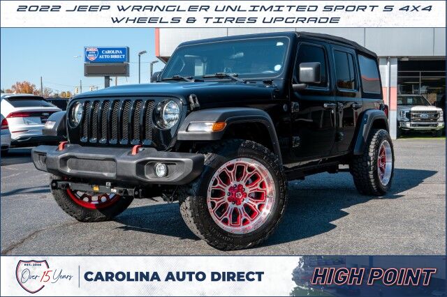2022 Jeep Wrangler Unlimited Sport S 4X4 / Wheels & Tires Upgrade! 2022 Jeep Wrangler Unlimited Sport S 4X4 / Wheels & Tires Upgrade!