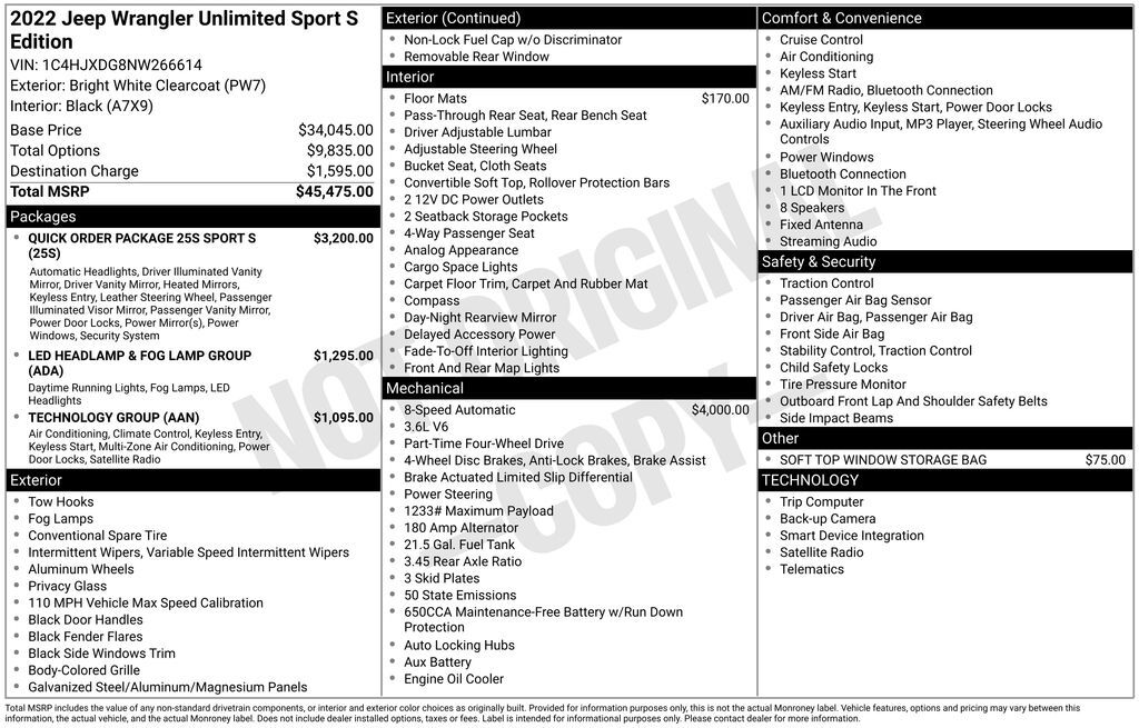 2022 Jeep Wrangler Unlimited Sport S Lakeland FL