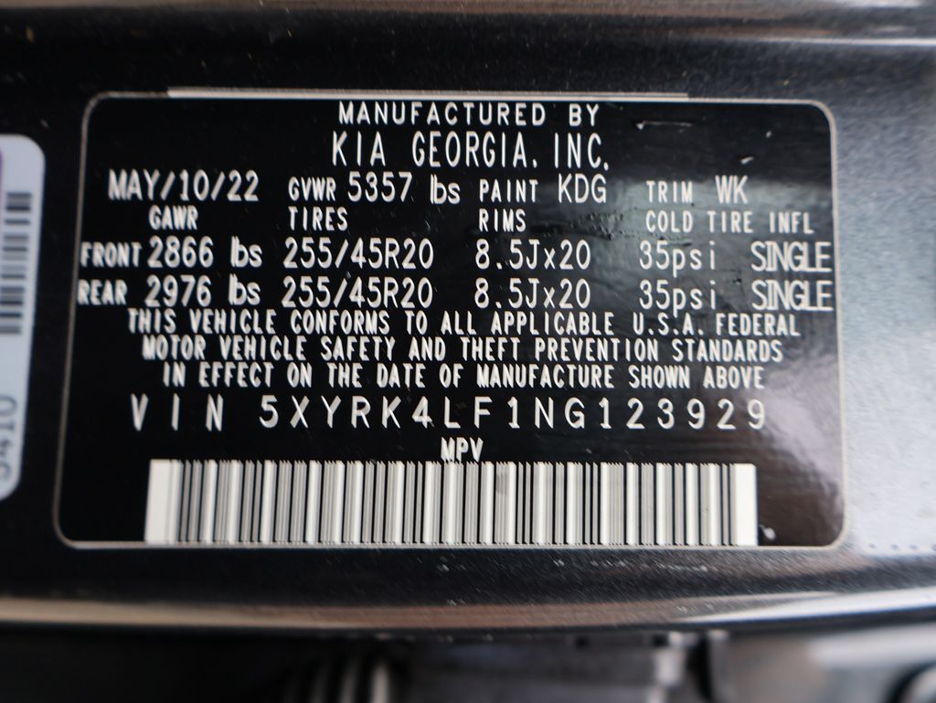2022 Kia Sorento SX