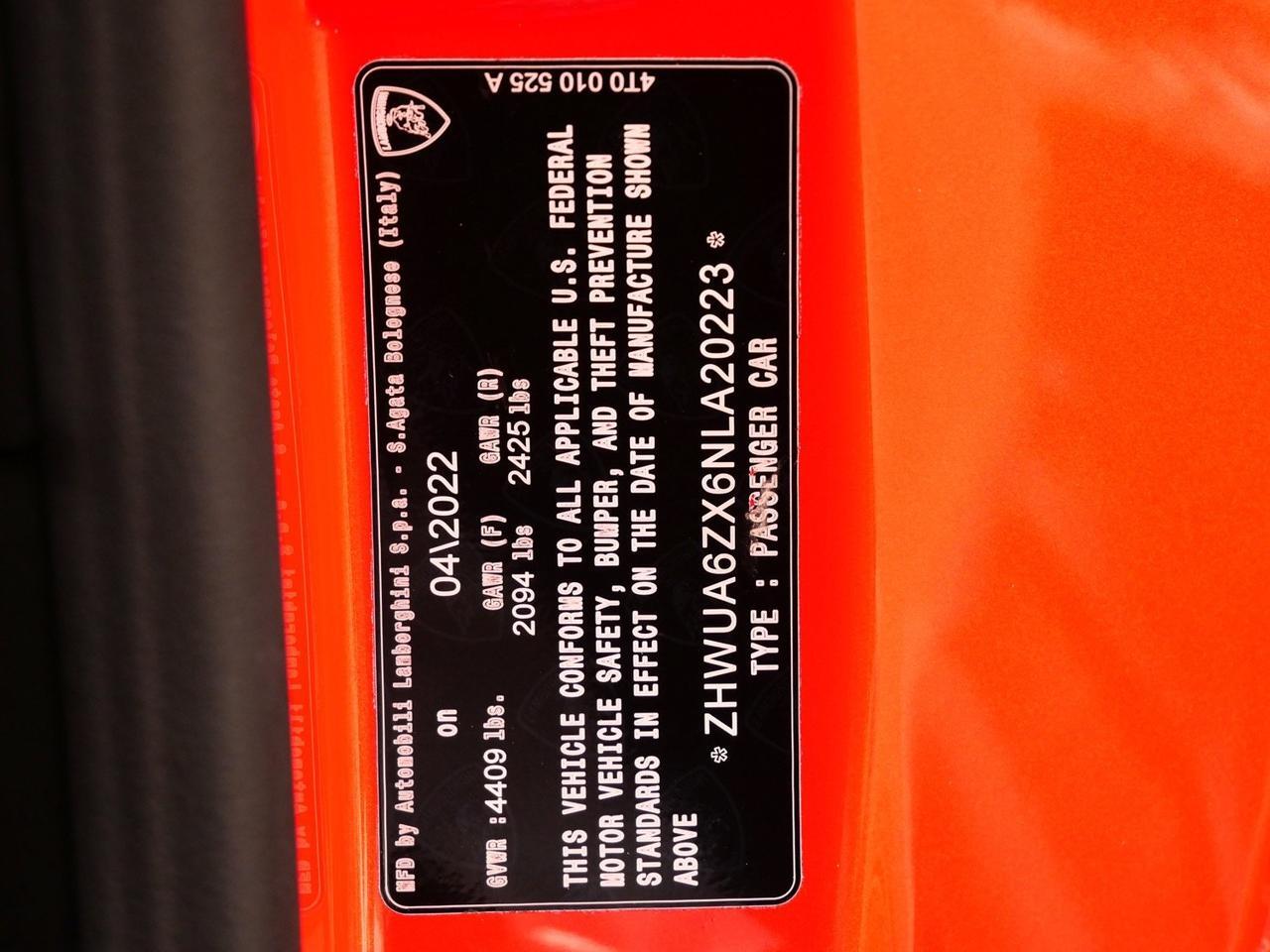 2022 Lamborghini Huracan STO Base Base Lawrence KS