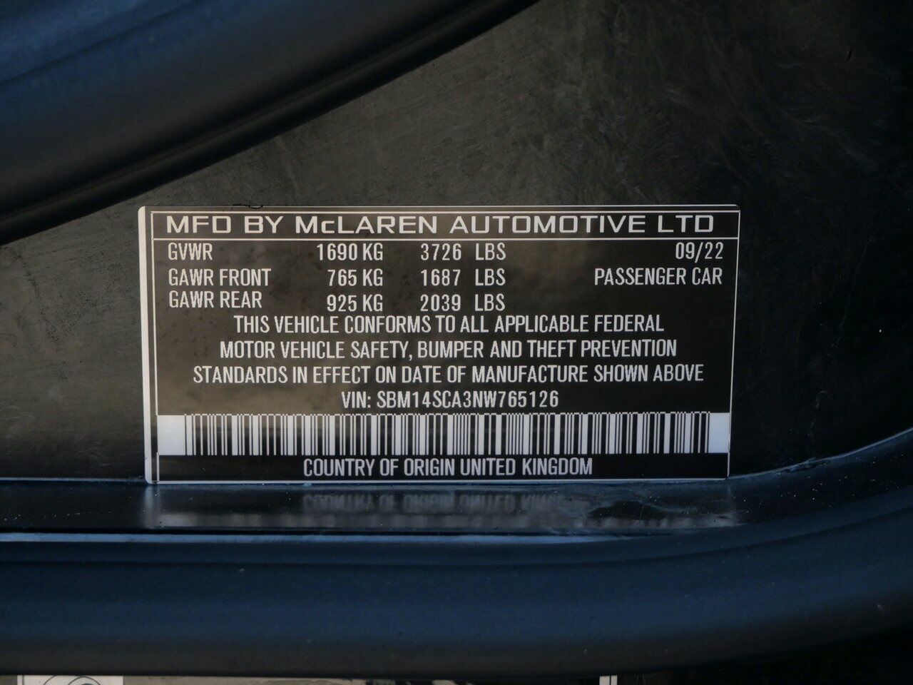 2022 McLaren 765LT Lawrence KS