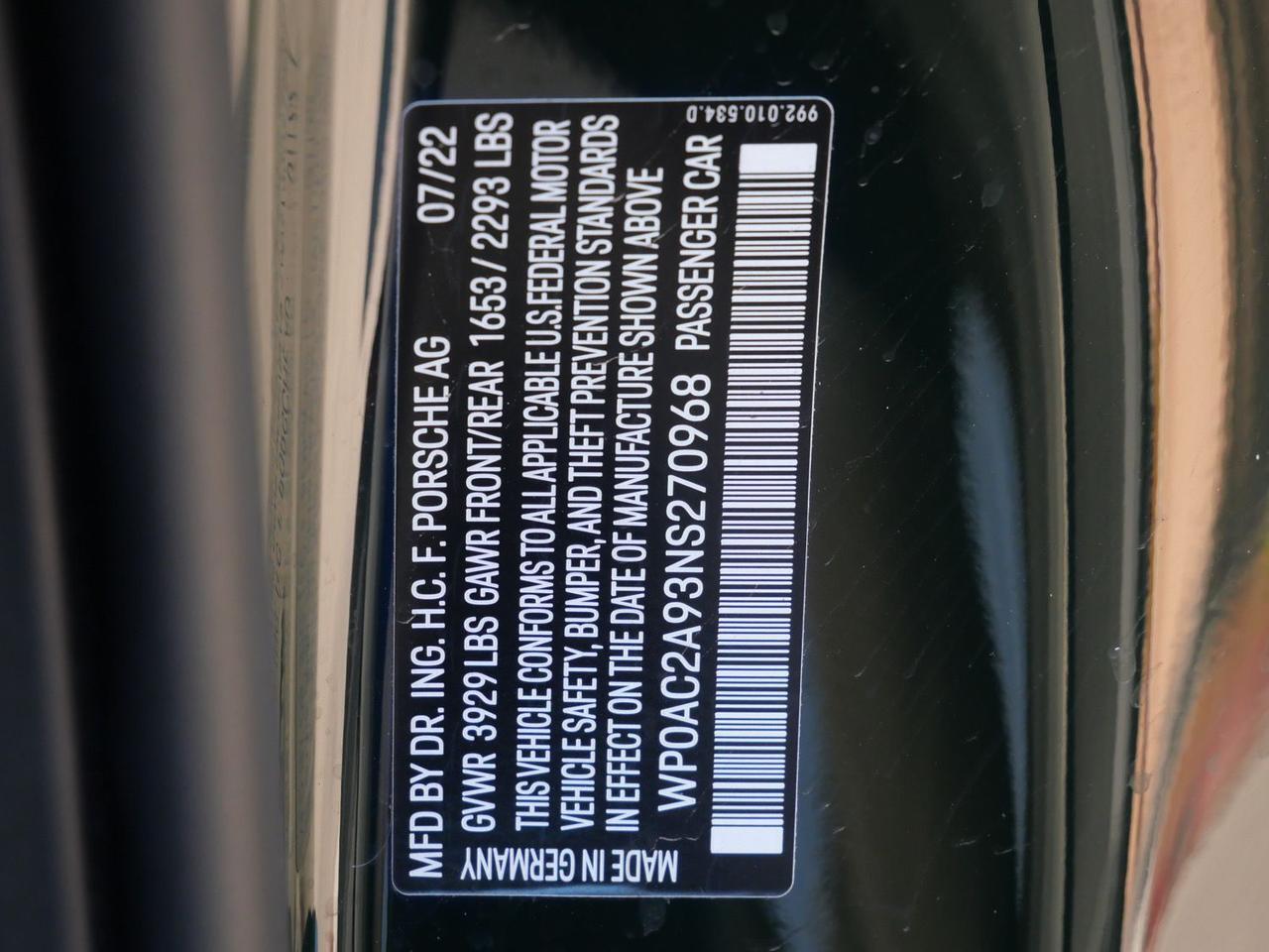 2022 Porsche 911 GT3 GT3 Lawrence KS