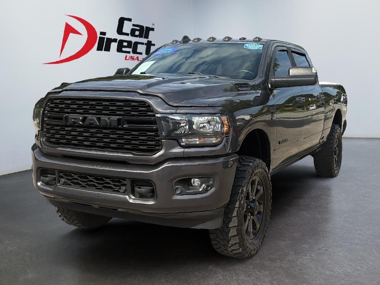 2022 Ram 2500 Big Horn, LIFTED, TOW PACKAGE, REMOTE START, BACKUP CAMERA WITH PARKING SENSORS, APPLE CARPLAY/ANDROID AUTO, BED LINER, HEATED STEERING WHEEL & SEATS, ONLY 1 OWNER, GO BIG IN THIS RAM BIG HORN! Virginia Beach VA 2022 Ram 2500 Big Horn, LIFTED, TOW PACKAGE, REMOTE START, BACKUP CAMERA WITH PARKING SENSORS, APPLE CARPLAY/ANDROID AUTO, BED LINER, HEATED STEERING WHEEL & SEATS, ONLY 1 OWNER, GO BIG IN THIS RAM BIG HORN! Virginia Beach VA