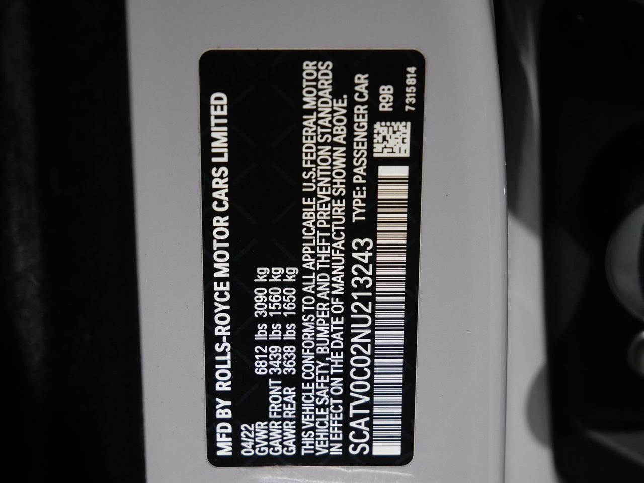 2022 Rolls-Royce Ghost Lawrence KS