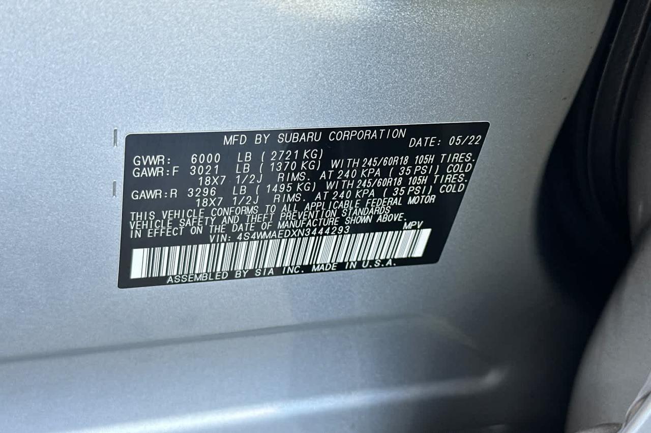 2022 Subaru Ascent Premium Roseville CA