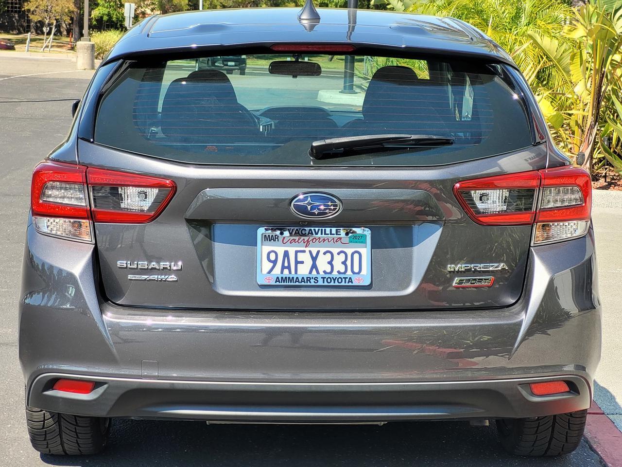 2022 Subaru IMPREZA SPORT Vacaville CA 2022 Subaru IMPREZA SPORT Vacaville CA