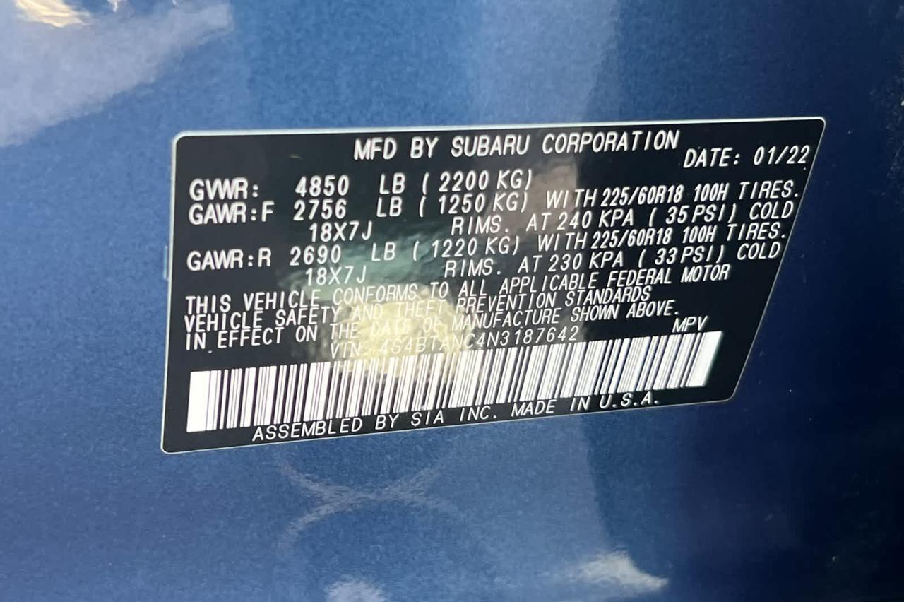 2022 Subaru Outback Limited Roseville CA