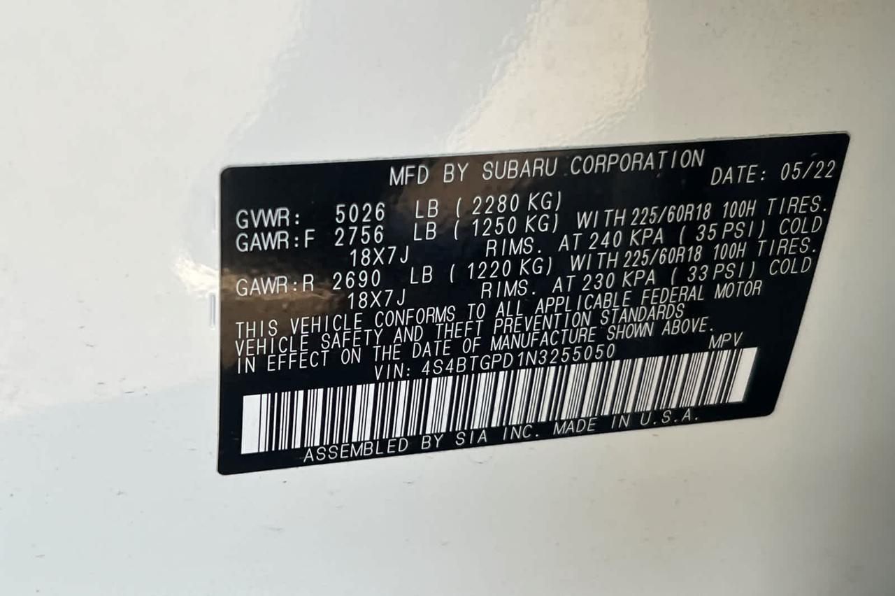 2022 Subaru Outback Touring XT Roseville CA