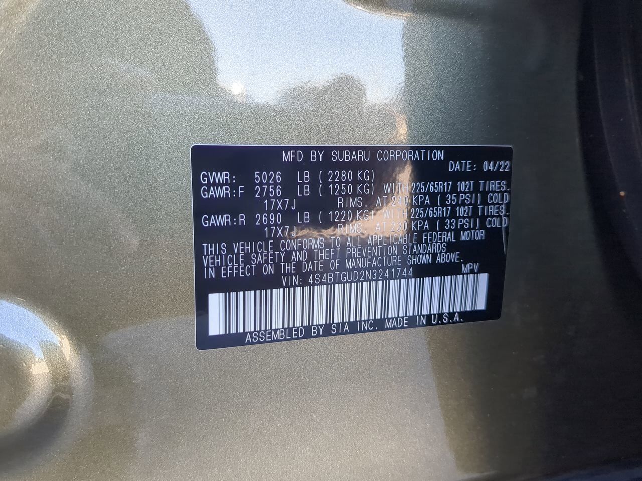 2022 Subaru Outback Wilderness Appleton WI 2022 Subaru Outback Wilderness Appleton WI