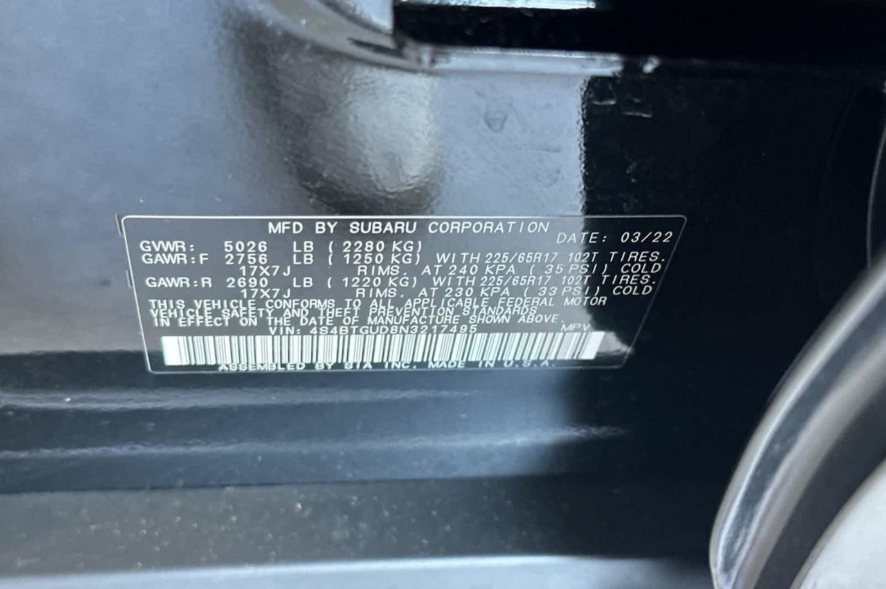 2022 Subaru Outback Wilderness Roseville CA