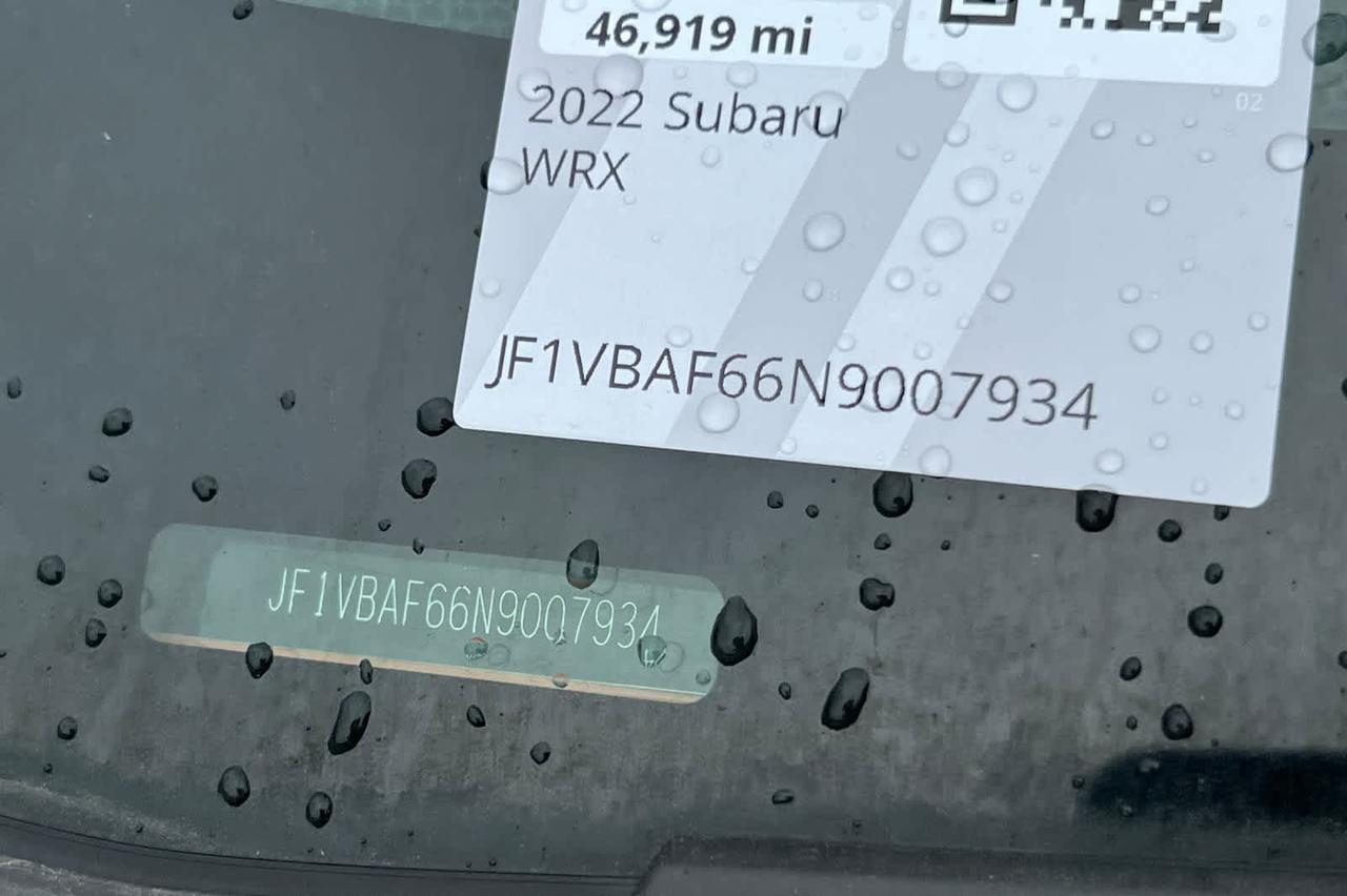 2022 Subaru WRX Premium Roseville CA
