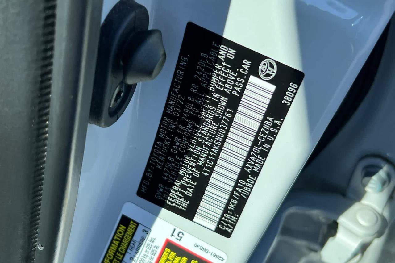 2022 Toyota Camry LE Roseville CA