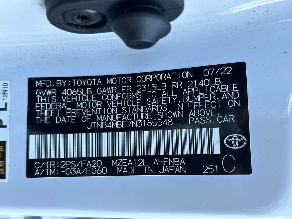 2022 Toyota Corolla Hatchback SE Lakeland FL