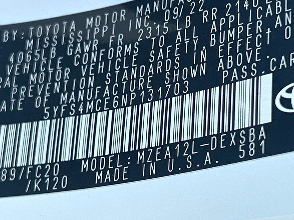 2022 Toyota Corolla SE Nightshade Tampa FL