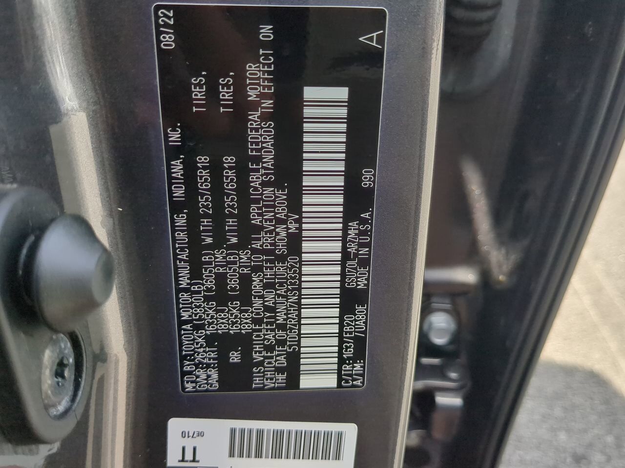 2022 Toyota Highlander XLE Appleton WI