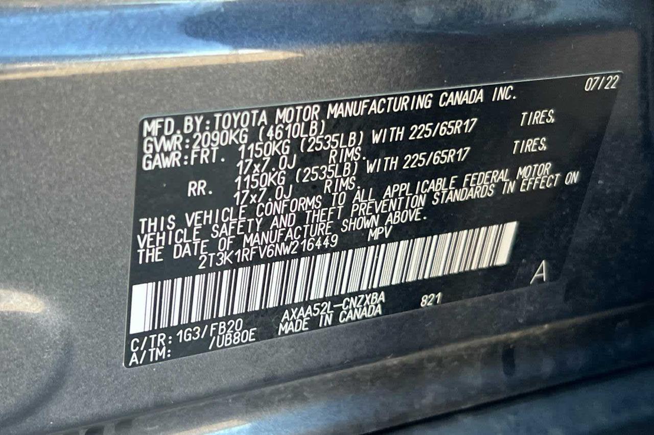 2022 Toyota RAV4 LE Roseville CA