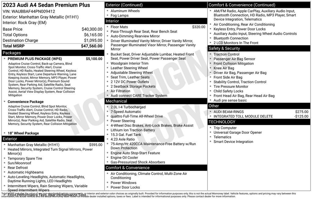 2023 Audi A4 40 Premium Plus Lakeland FL