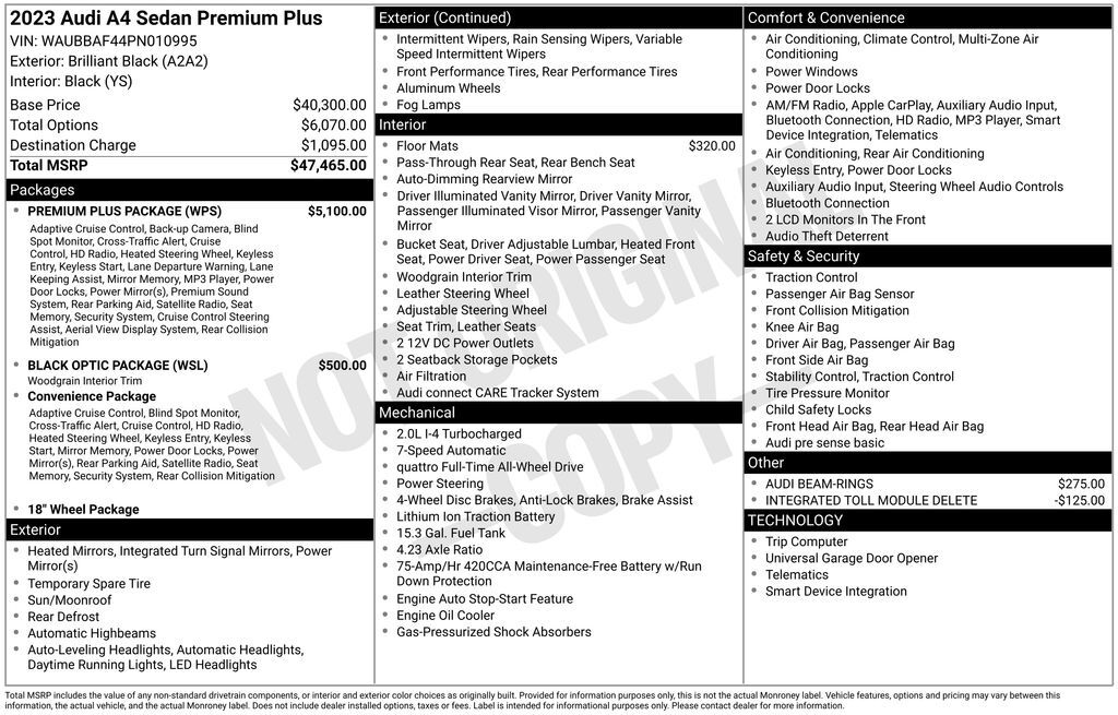 2023 Audi A4 40 Premium Plus Lakeland FL