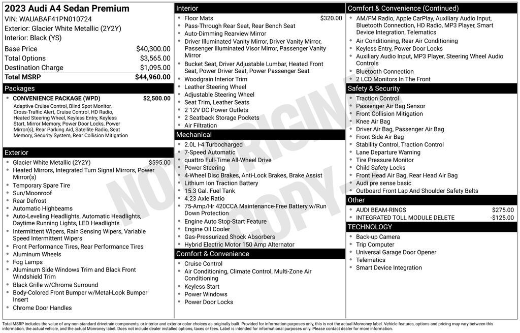 2023 Audi A4 40 Premium Lakeland FL
