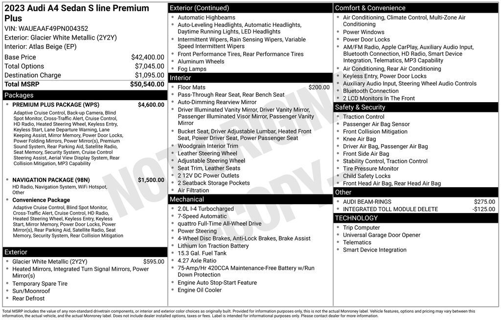 2023 Audi A4 45 S line Premium Plus Lakeland FL
