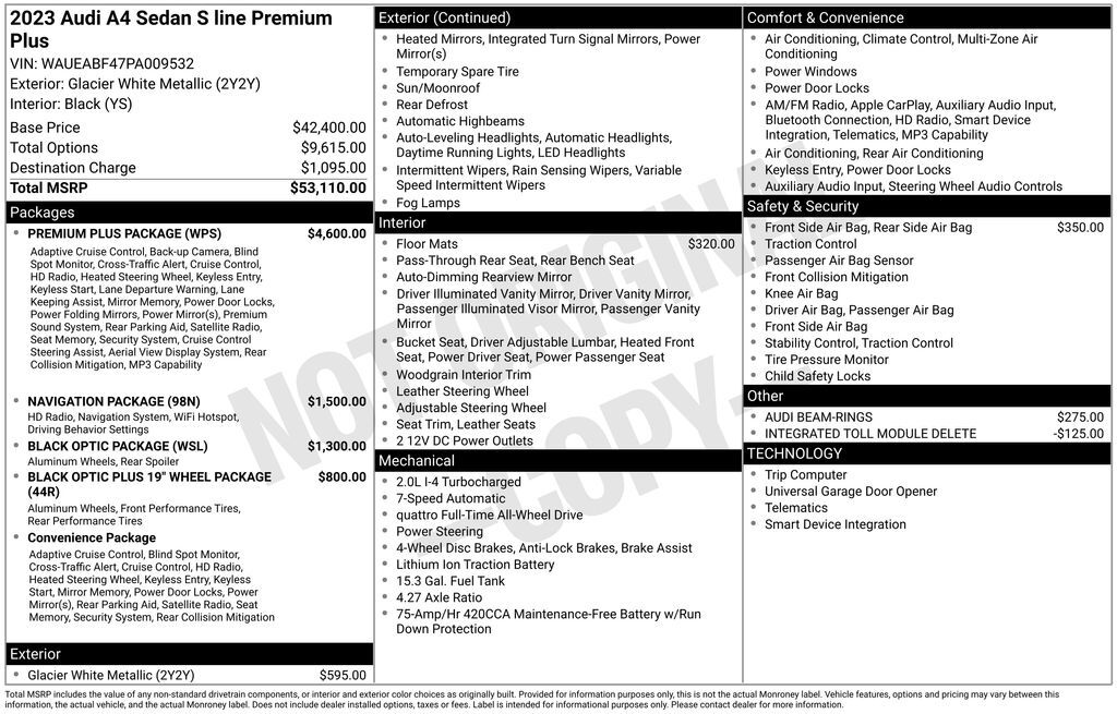2023 Audi A4 45 S line Premium Plus Lakeland FL