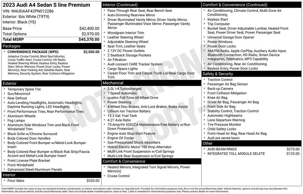 2023 Audi A4 45 S line Premium Lakeland FL