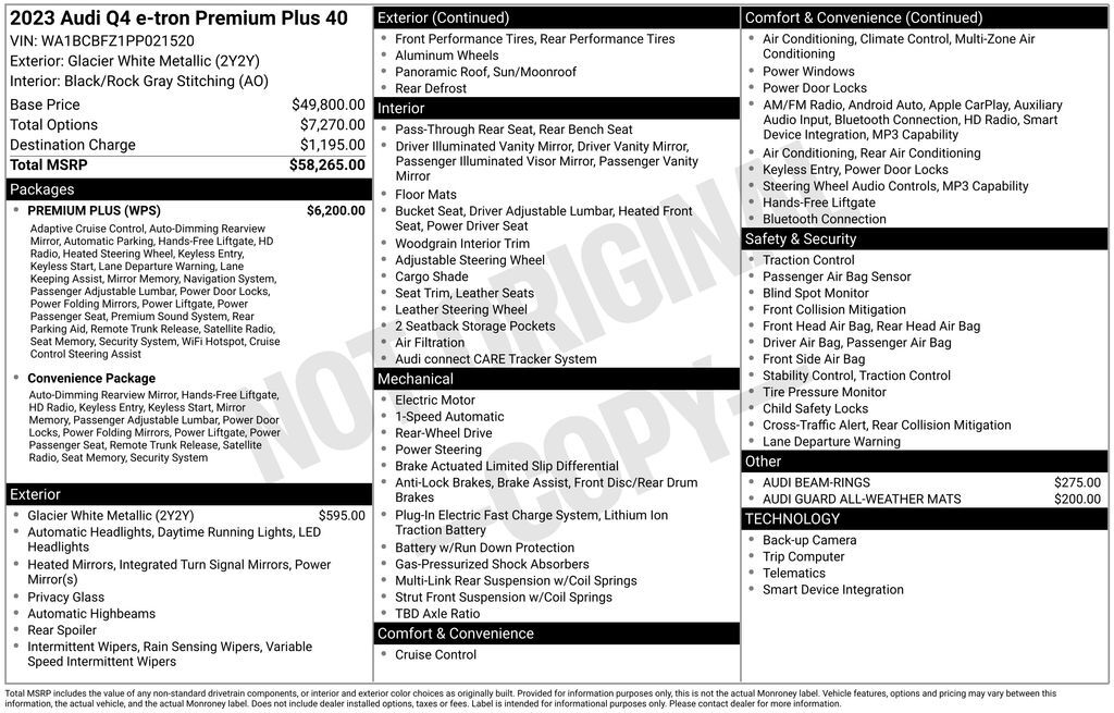 2023 Audi Q4 e-tron Premium Plus Lakeland FL