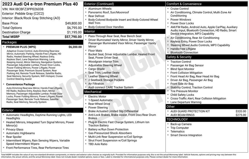 2023 Audi Q4 e-tron Premium Plus Lakeland FL