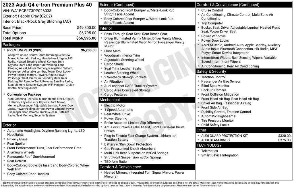 2023 Audi Q4 e-tron Premium Plus Lakeland FL