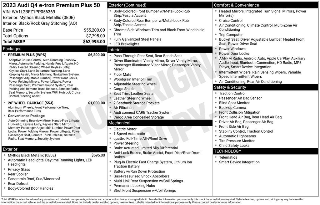 2023 Audi Q4 e-tron Premium Plus Lakeland FL