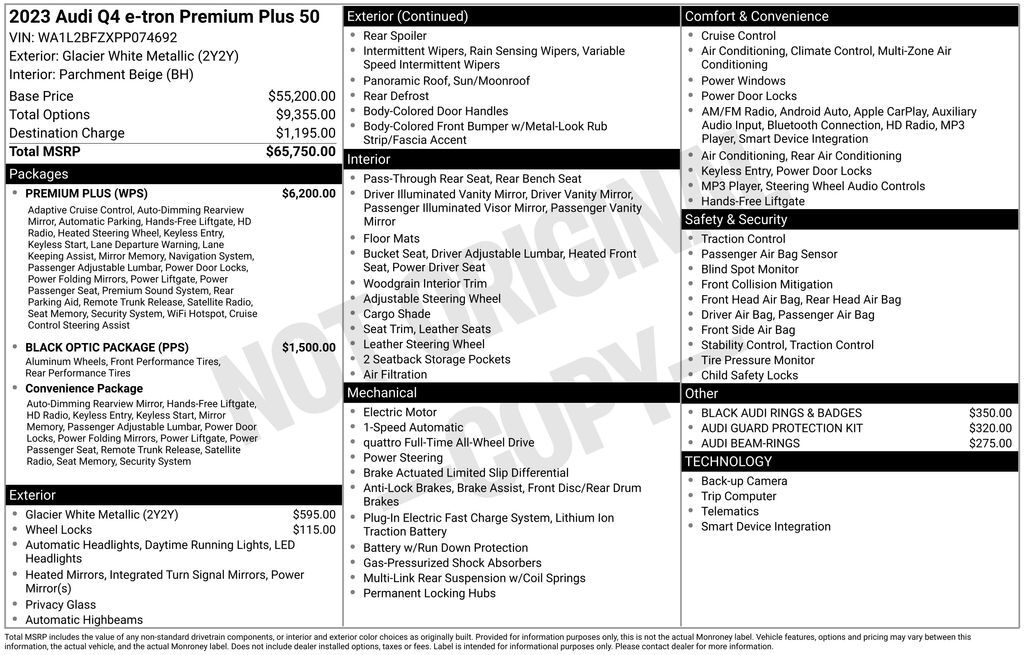 2023 Audi Q4 e-tron Premium Plus Lakeland FL