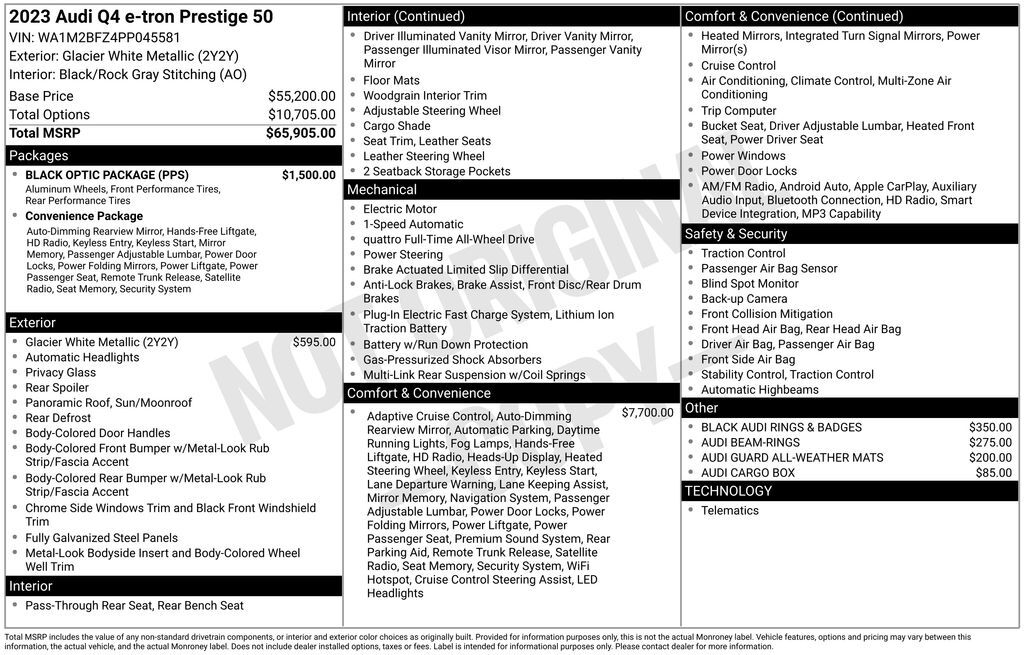 2023 Audi Q4 e-tron Prestige Lakeland FL
