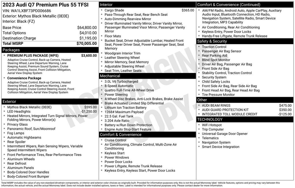 2023 Audi Q7 55 Premium Plus Lakeland FL