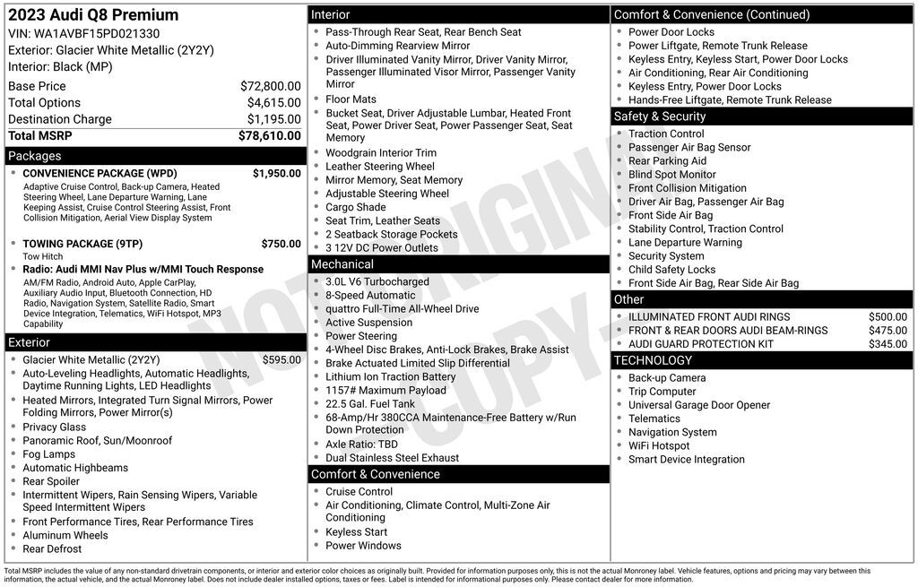 2023 Audi Q8 55 Premium Lakeland FL