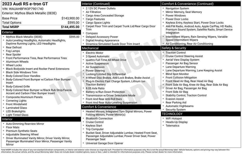 2023 Audi RS e-tron GT Project 513 2 Lakeland FL